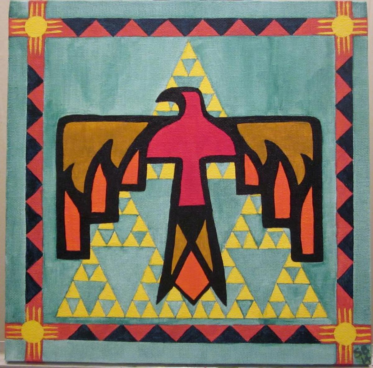 to show thunderbird in Native American Cultures