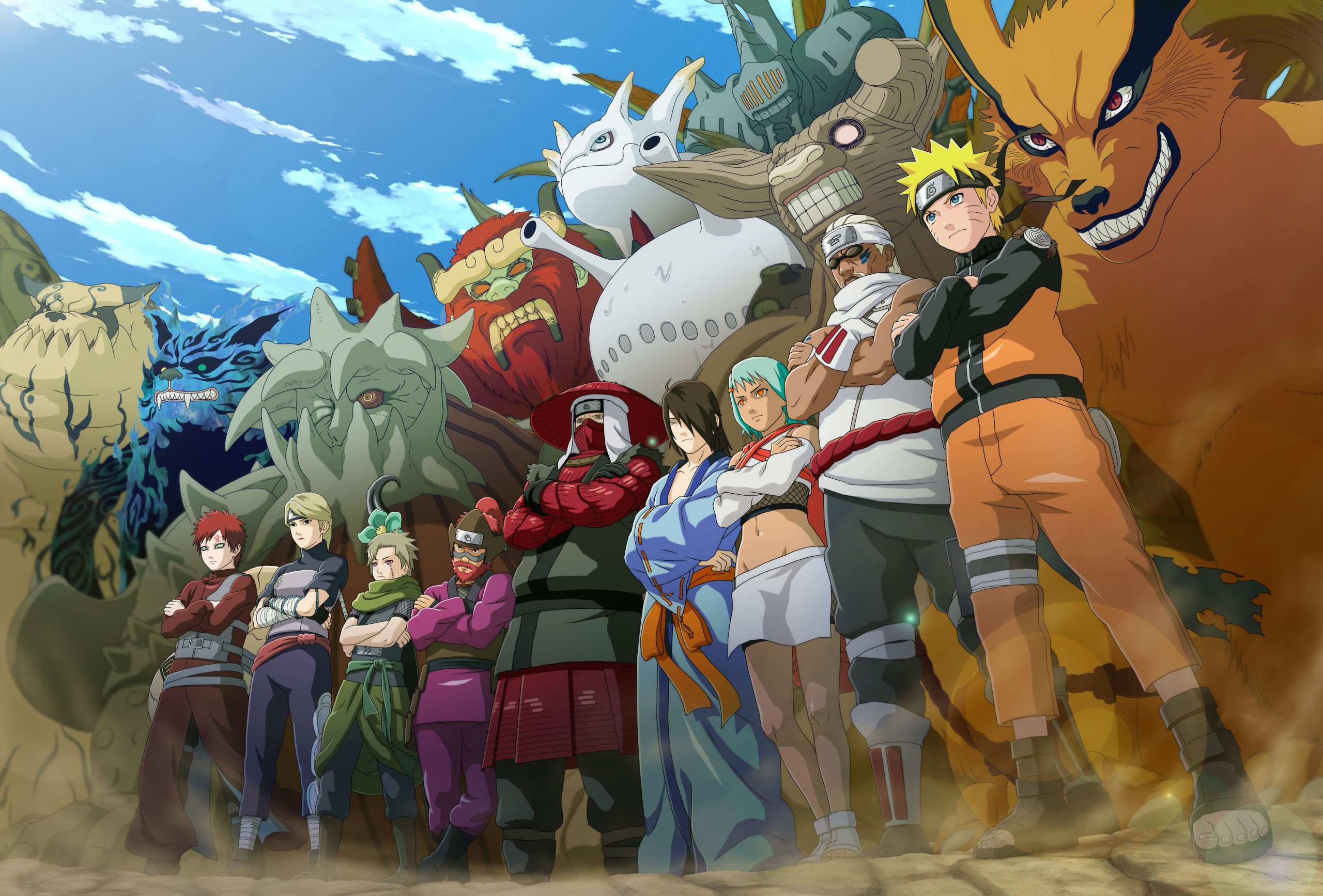 What episode does Naruto meet with Killer Bee