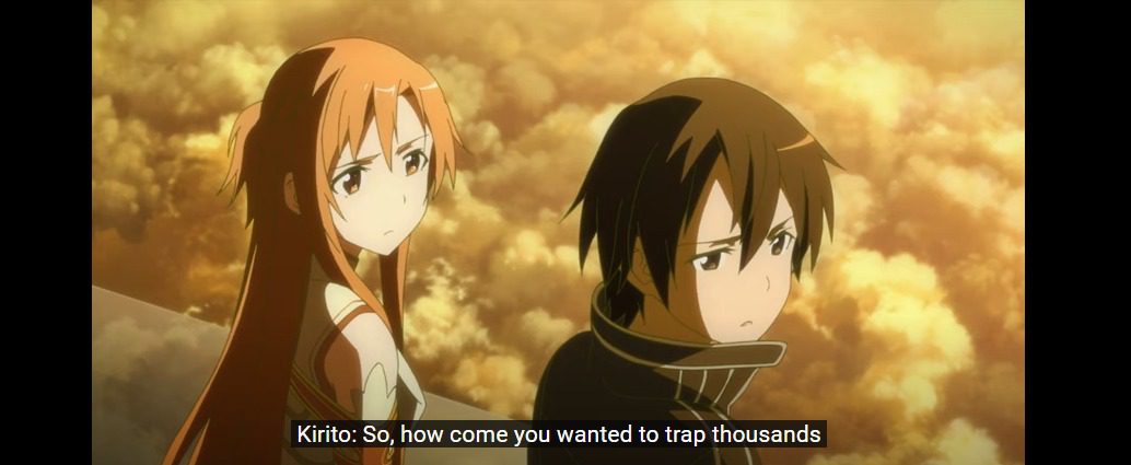 What episode does Asuna die