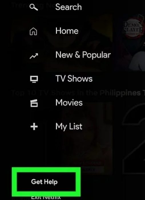 steps to sign out of netflix on tv