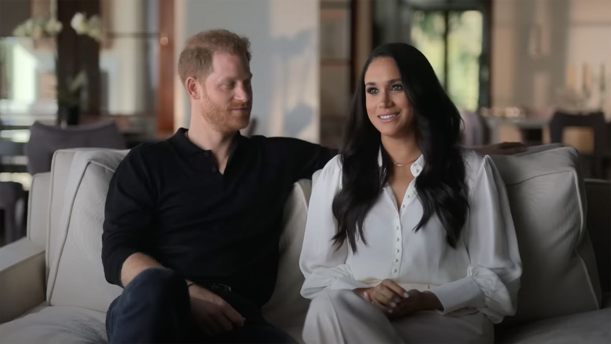 Harry and Meghan interview shot