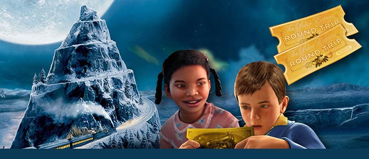 A scene from The Polar Express