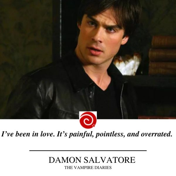 TVD Vampire Diaries Kosmetiktasche - 'I Love You In TVD' Zitat, 23,5x17 Cm, Segeltuch
