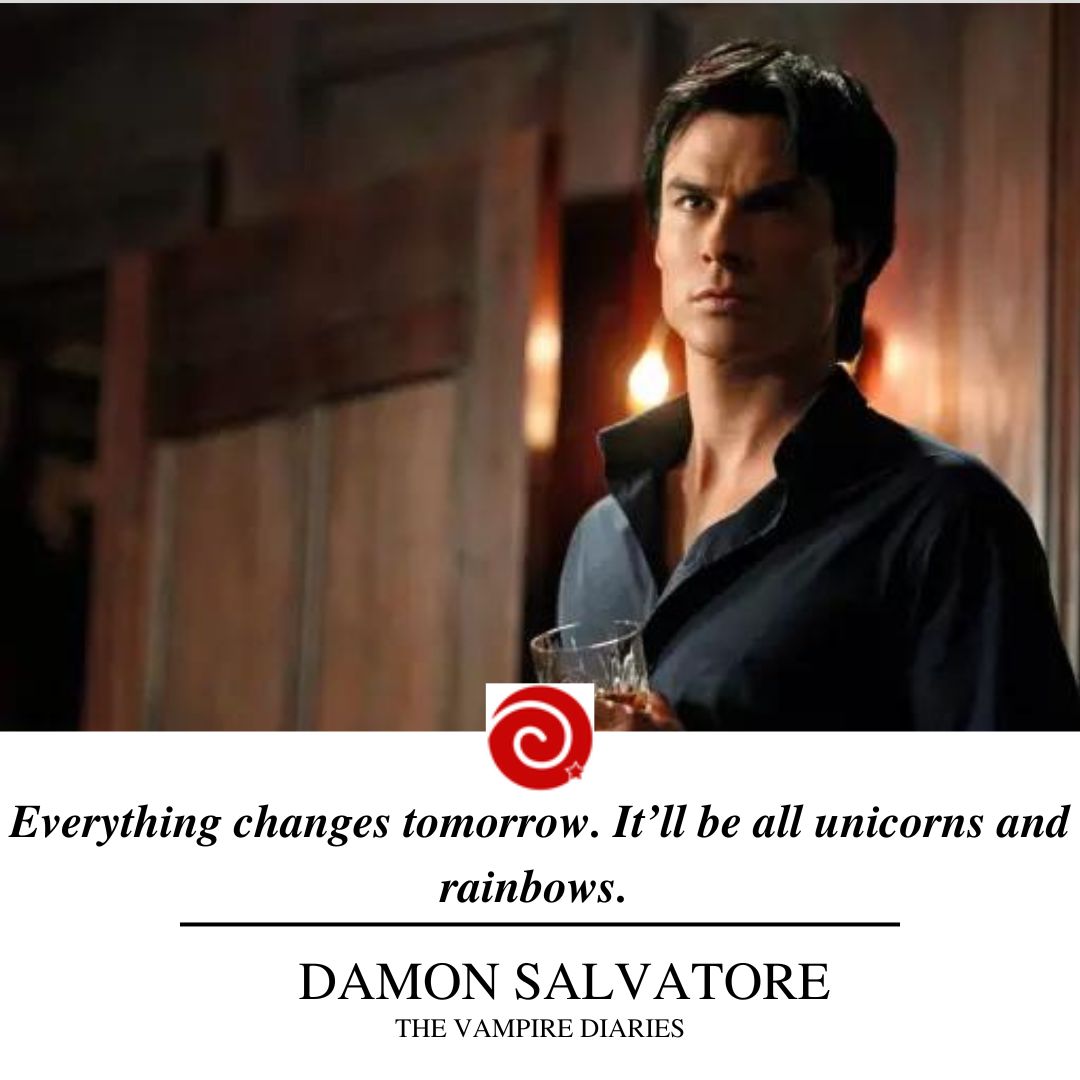 Everything changes tomorrow. It’ll be all unicorns and rainbows. 