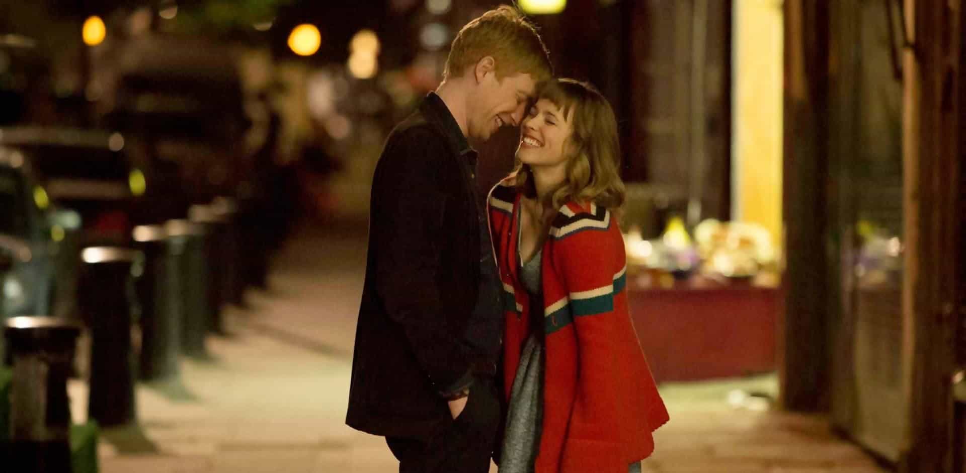 Domhnall Gleeson and Rachel McAdams in the movie 'About time'