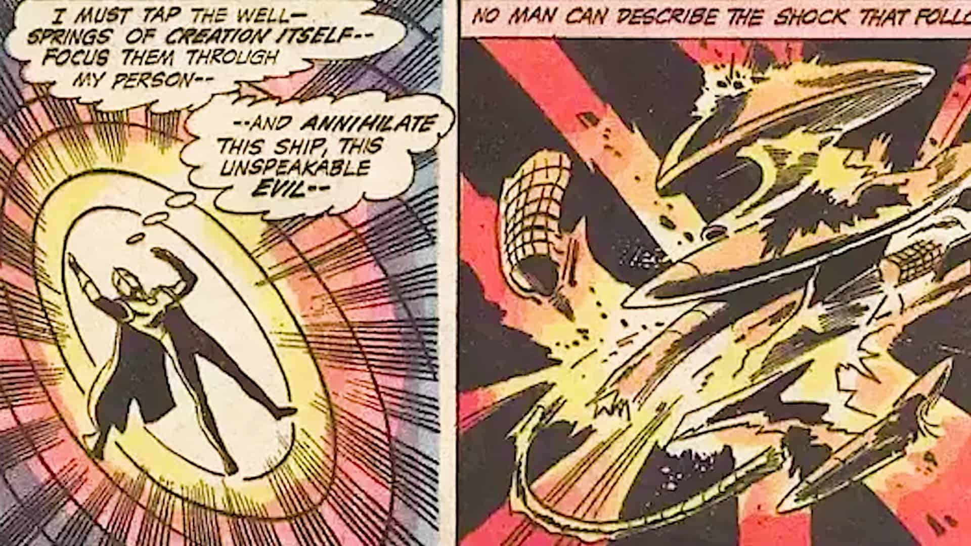 Dr. Fate was able to tap into the springs of creation