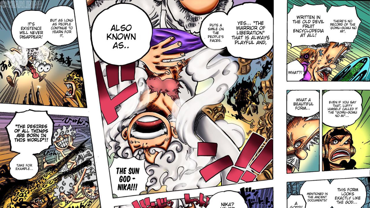 Luffy color last panel chapter 1044 : r/OnePiece