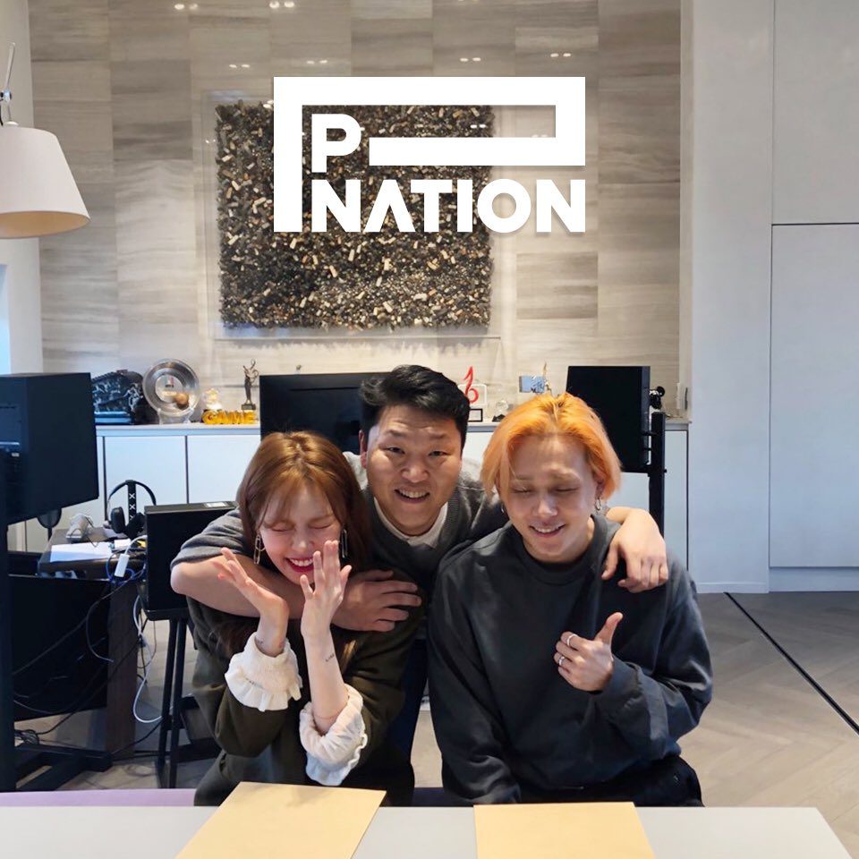 PSY, HyunA and Dawn