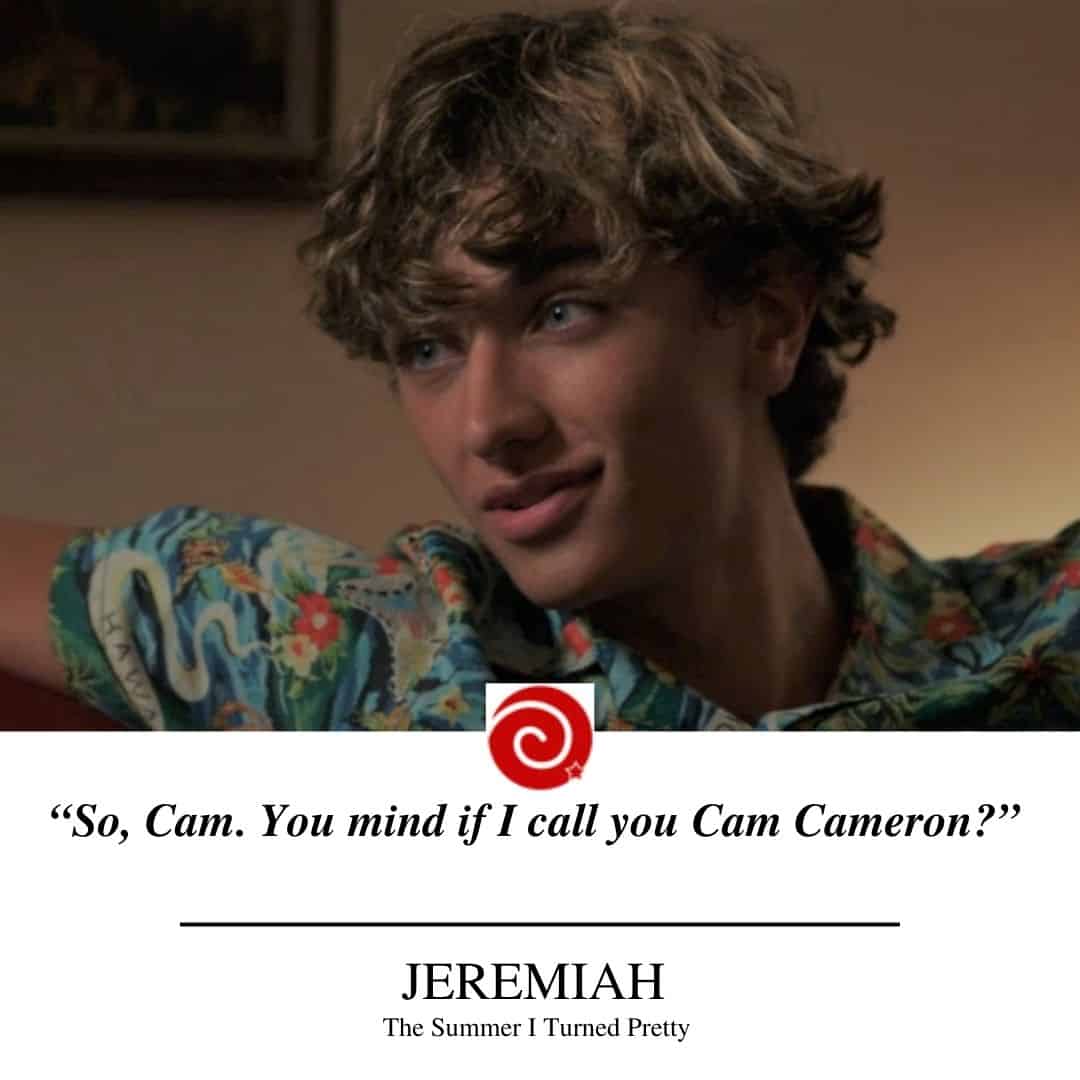 “So, Cam. You mind if I call you Cam Cameron?”