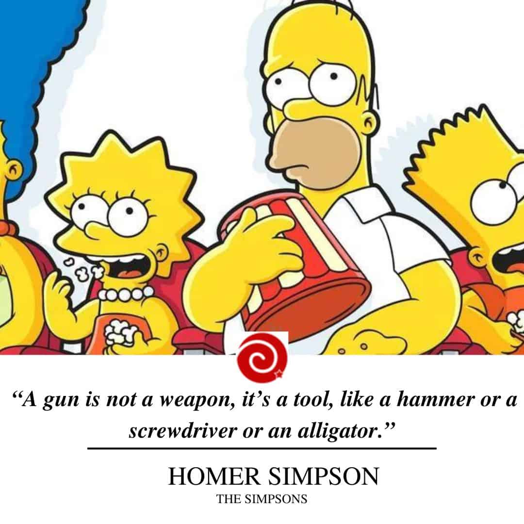 “A gun is not a weapon, it’s a tool, like a hammer or a screwdriver or an alligator.”