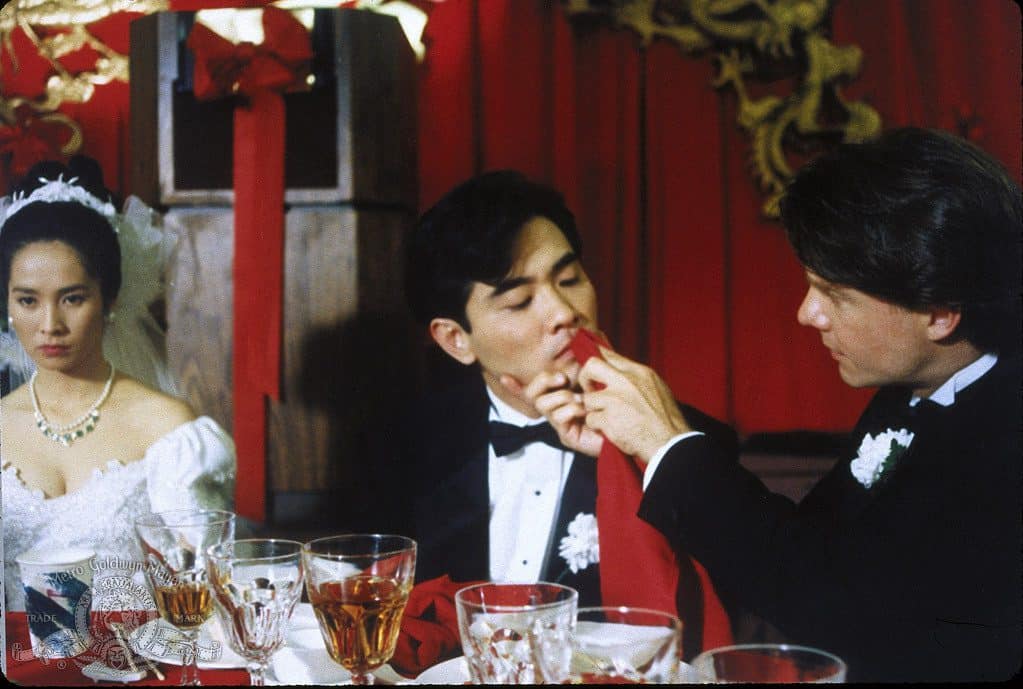 Winston Chao, Mitchell Lichtenstein, and May Chin in 'The Wedding Banquet'