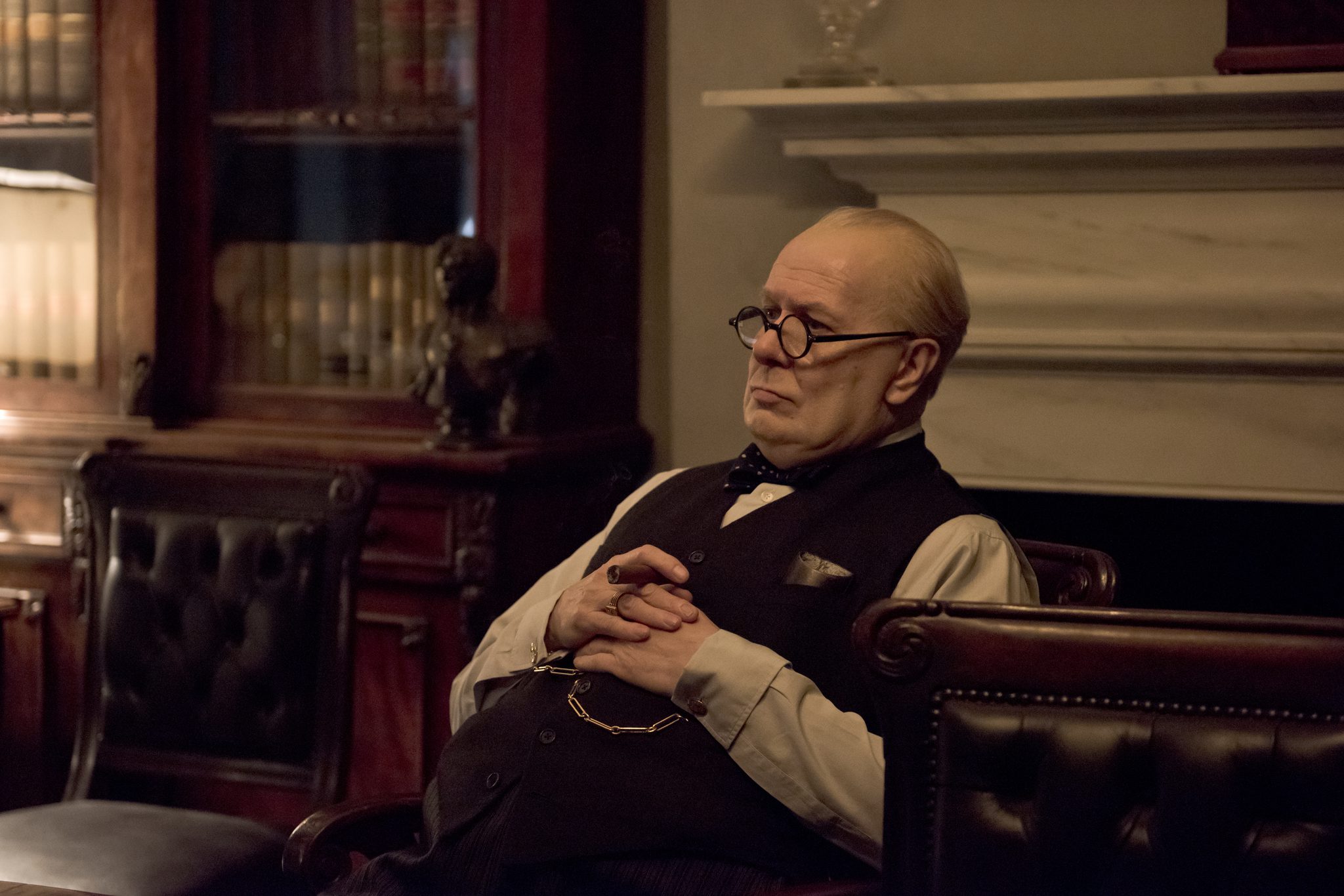 Gary Oldman as Winston Churchill in "Darkest Hour"