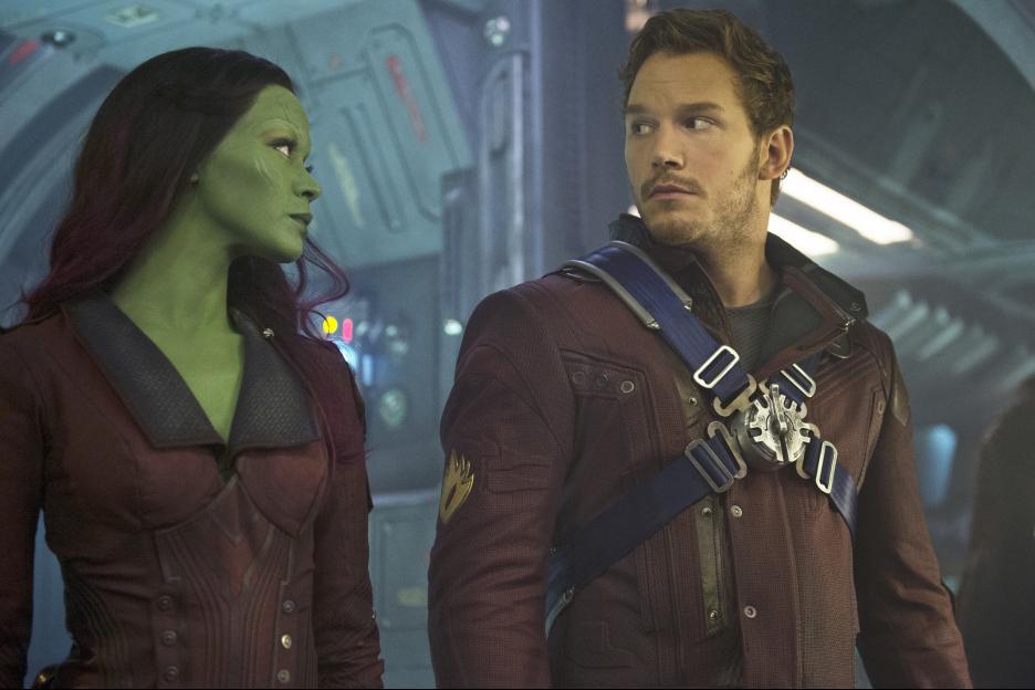 Guardians of the Galaxy's Star-Lord and Gamora