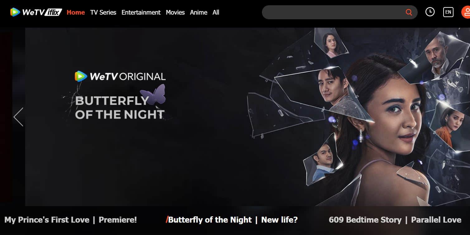 Iflix home page