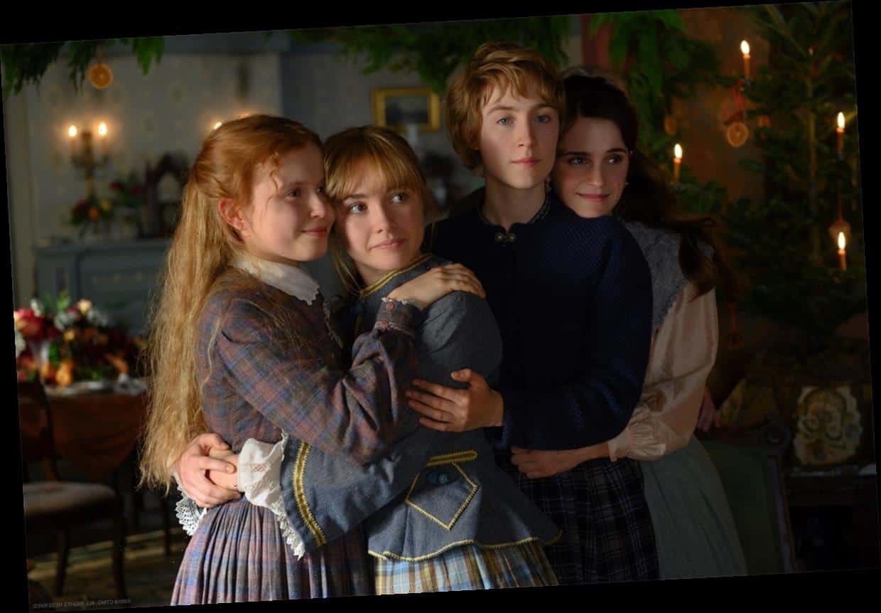 Florence Pugh, Saoirse Ronan, Emma Watson, and Eliza Scanlen in Greta Gerwig's 'Little Women'