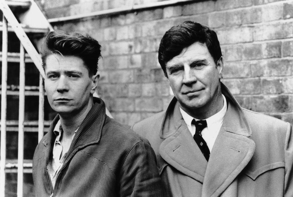 Gary Oldman and Alan Bates in "We Think the World of You"