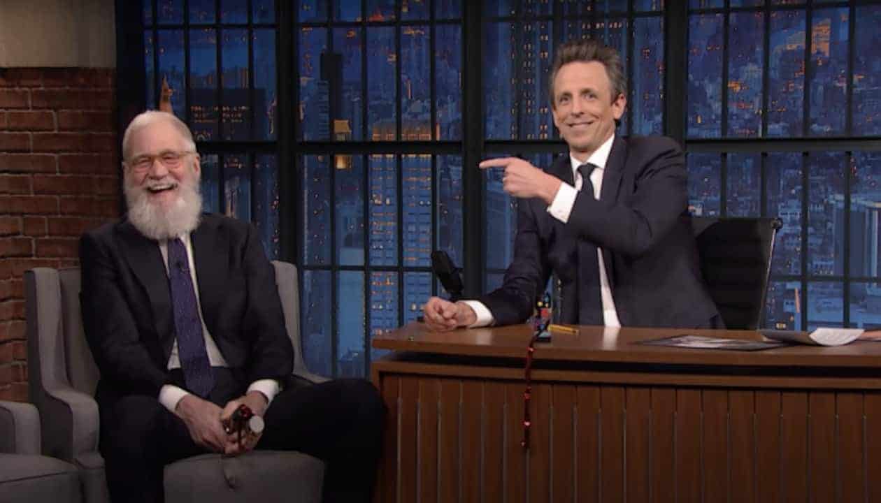 david letterman at his own show