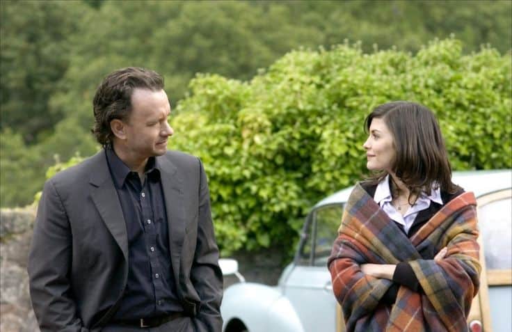 Tom Hanks and Audrey Tatou in The Da Vinci Code