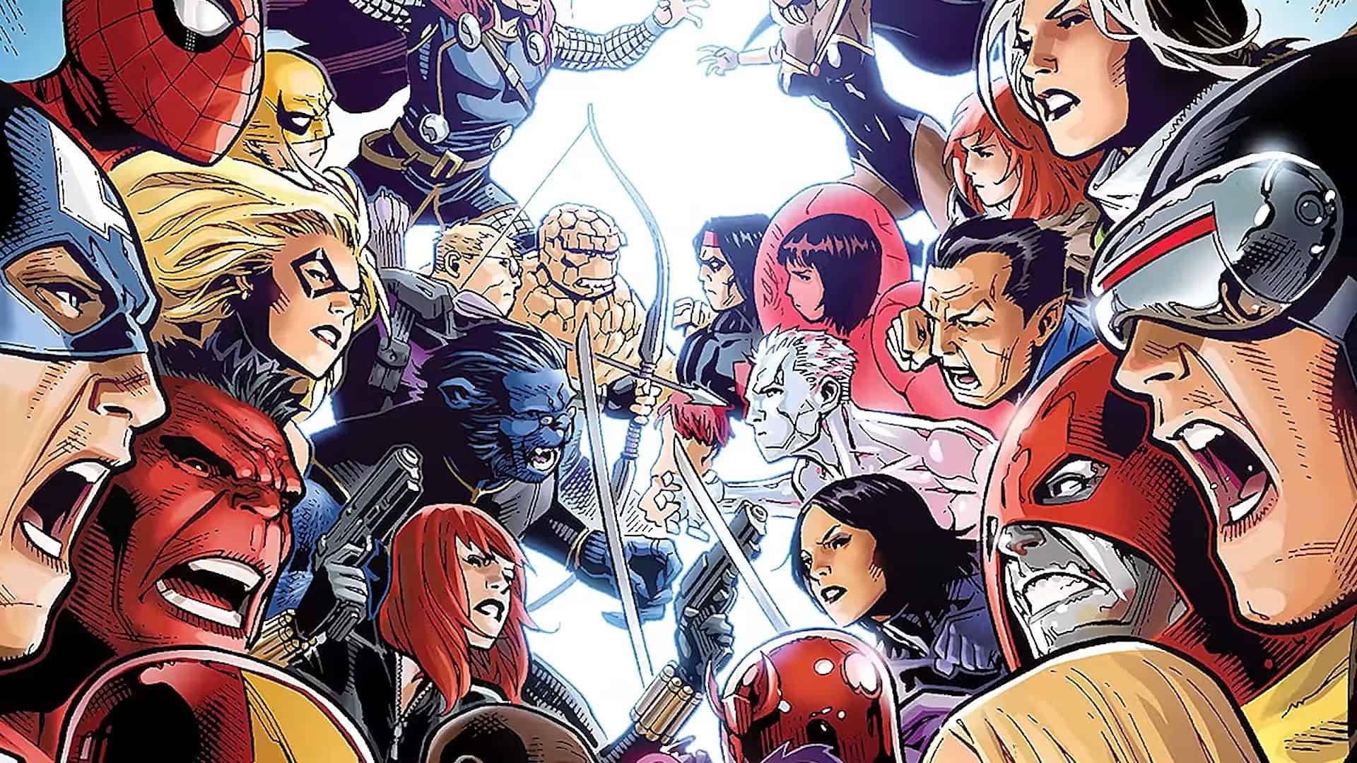 Avengers vs X-Men in comics