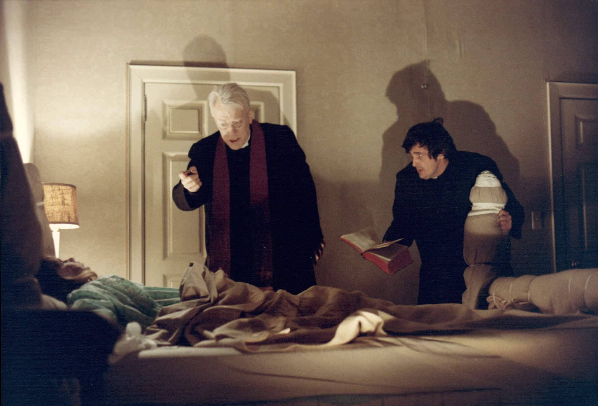 Max von Sydow and Jason Miller in The Exorcist
