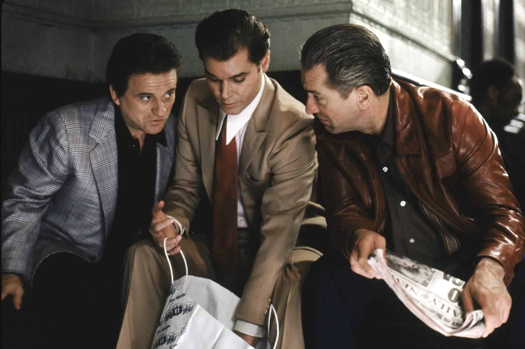 Robert De Niro, Ray Liotta, and Joe Pesci in Goodfellas 