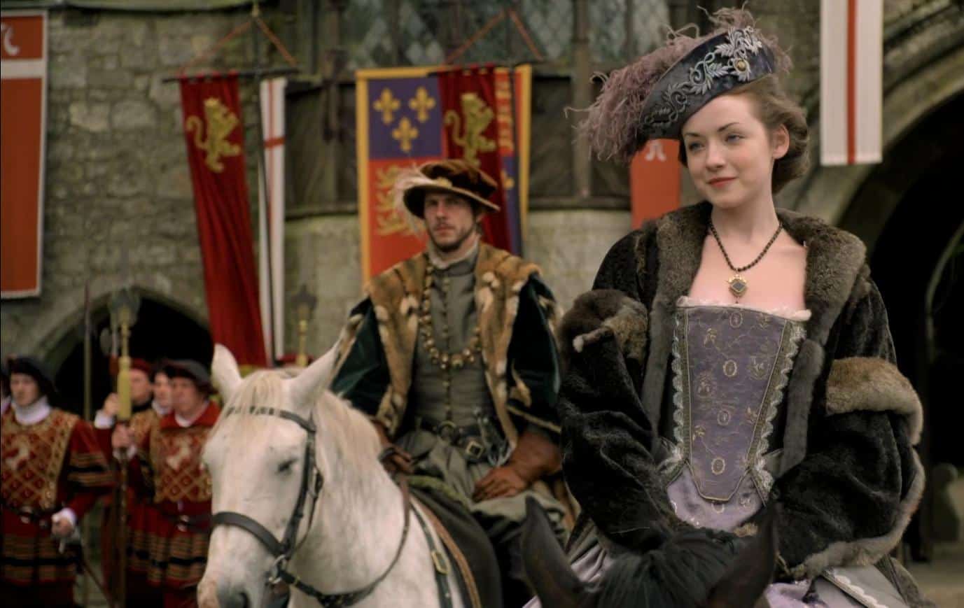 Sarah Bolger and Andrew McNair in The Tudors 