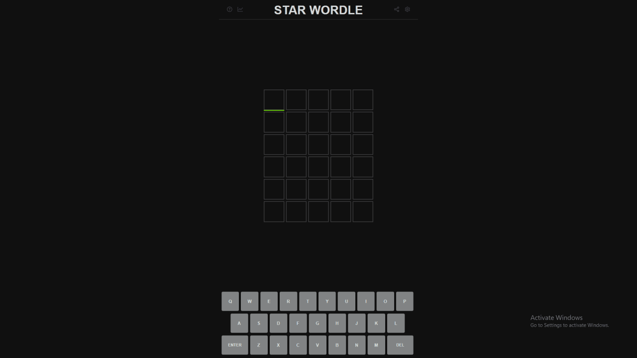 Star Wordle Screenshot