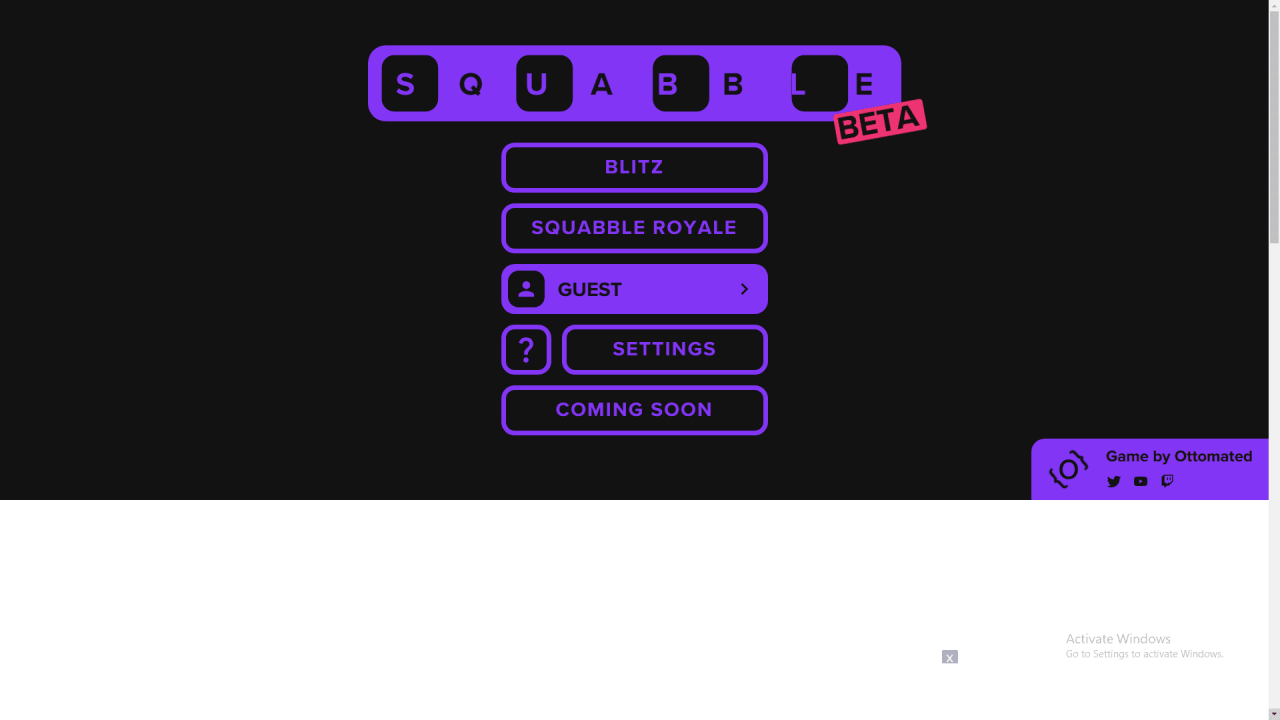 Squabble Homepage