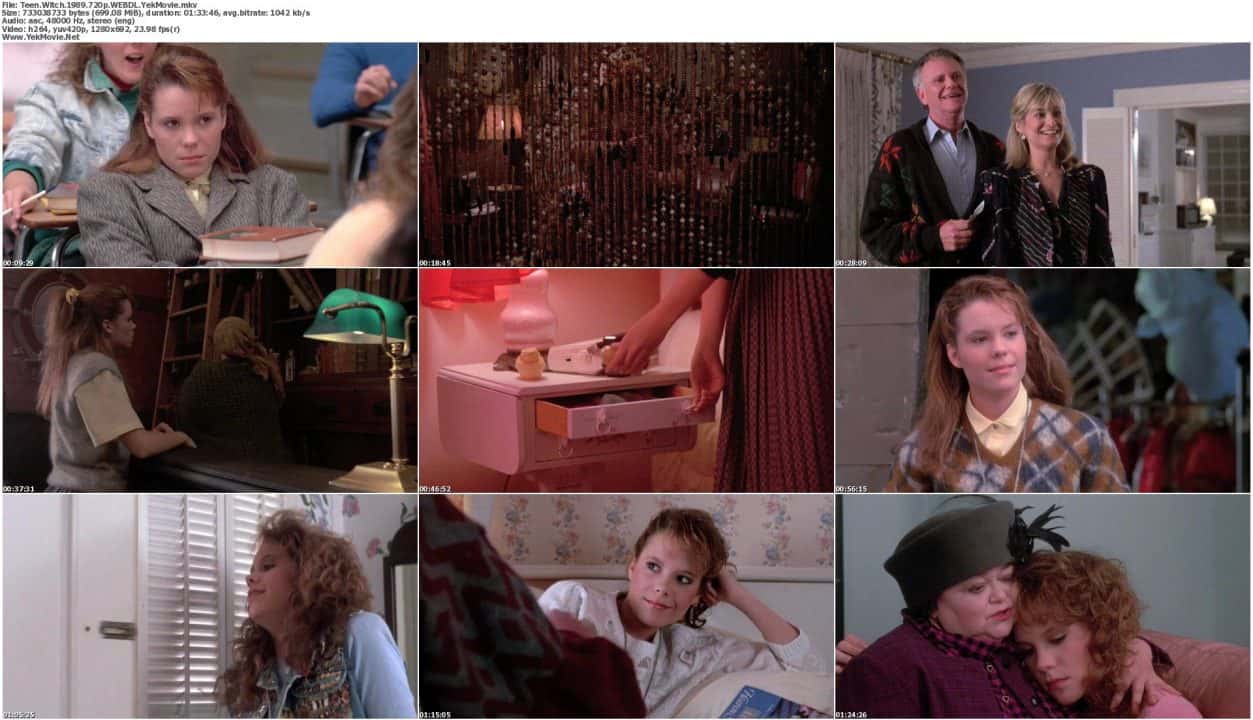 Teen Witch scene collage