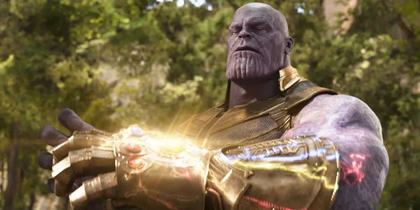Thanos with all Infinity stones