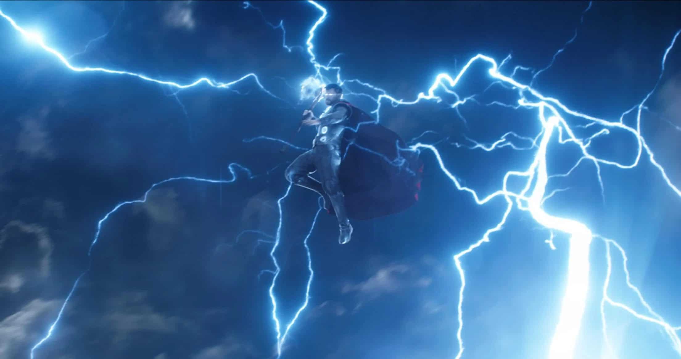 Thor's lighting in Infinty war