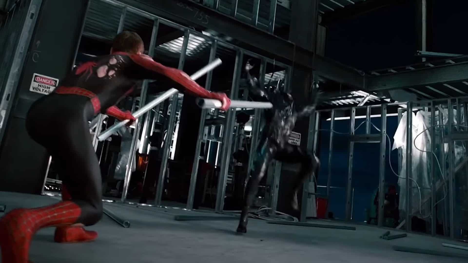 Tobey's Spider-Man beating Venom