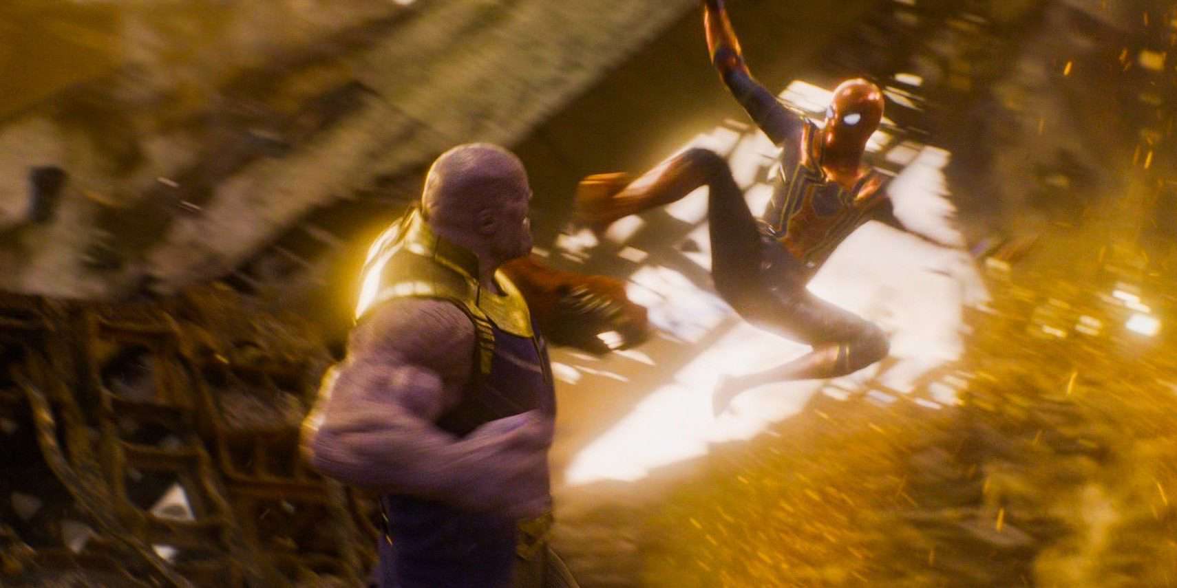 Tom's Spider-Man speed attacking Thanos