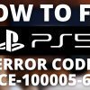 Use These 6 Techniques To Fix PS5 Error CE-1005-6 (2022)