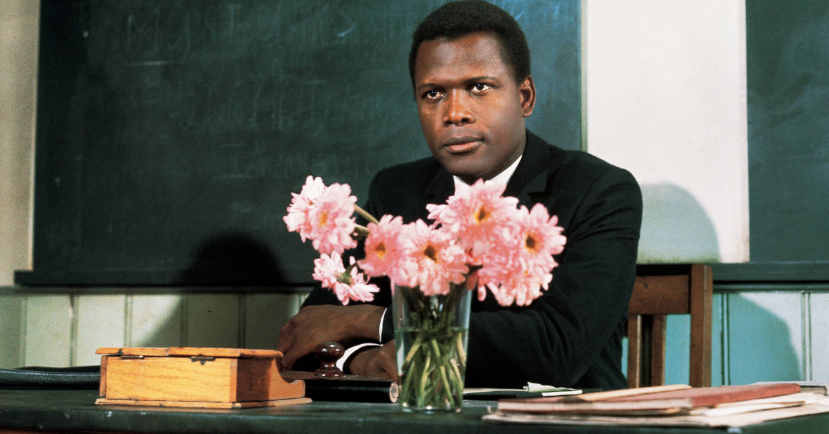 Sydney Poitier in To Sir, with Love
