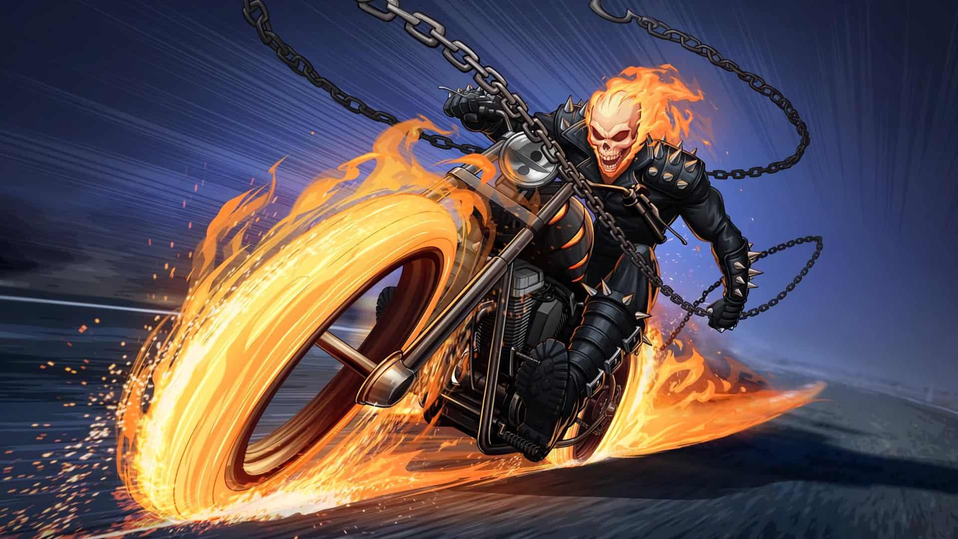 30 Characters Who Can Beat Deadpool - Ghost Rider (Credit: Peakpx)