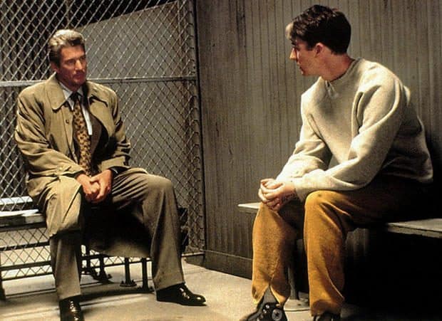 Richard Gere and Edward Norton in Primal Fear