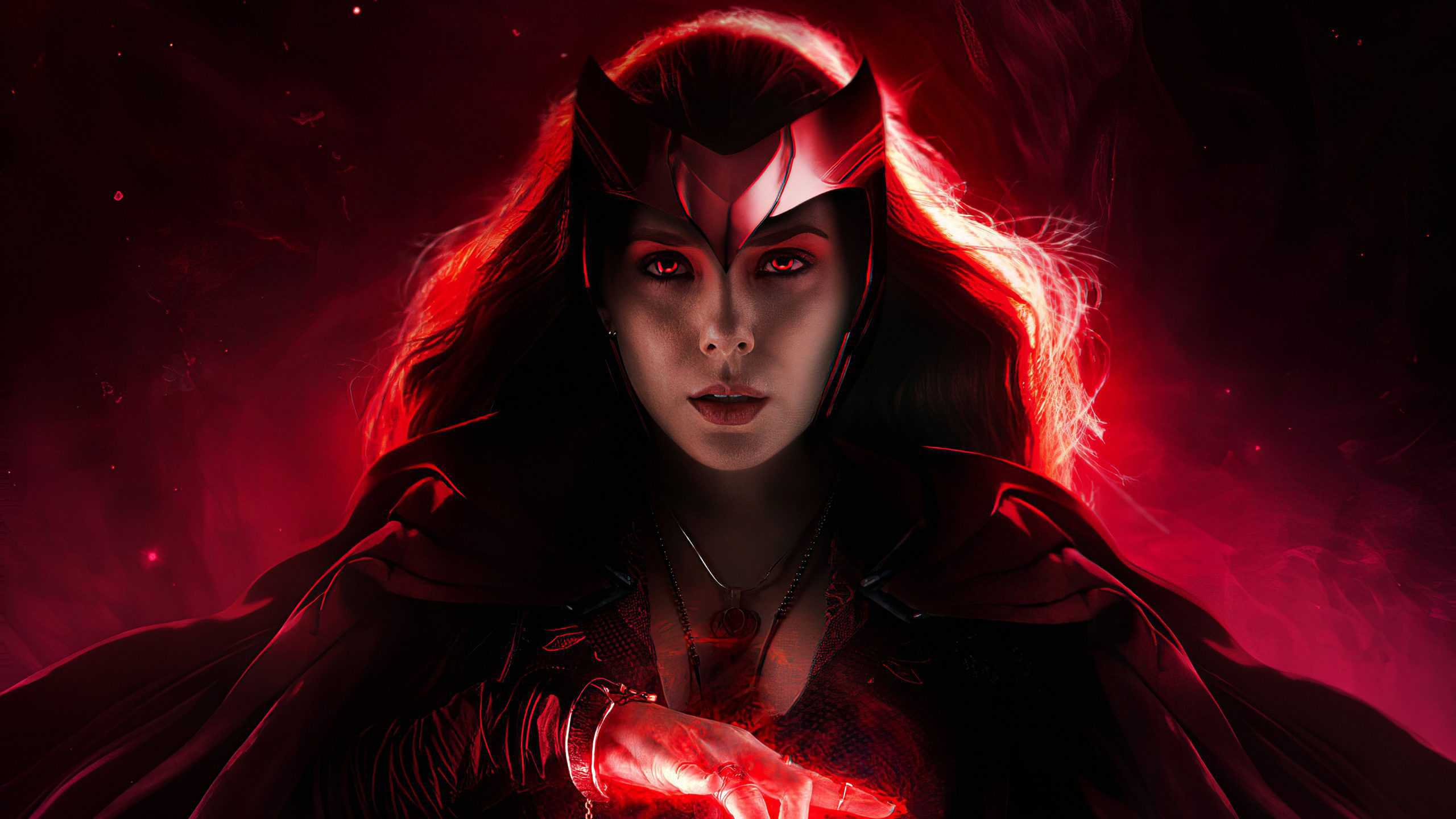 Wanda maximoff as Scarlet Witch in Wanda vision 