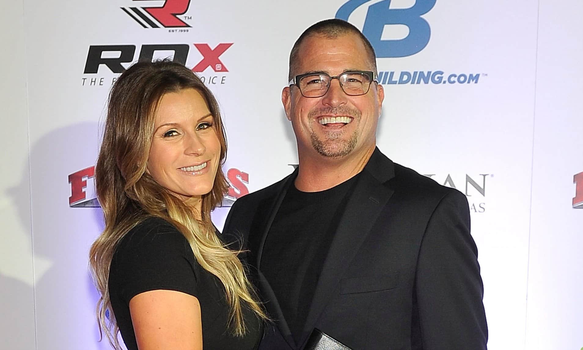 George Eads (right) with ex wife Monika Casey (left)