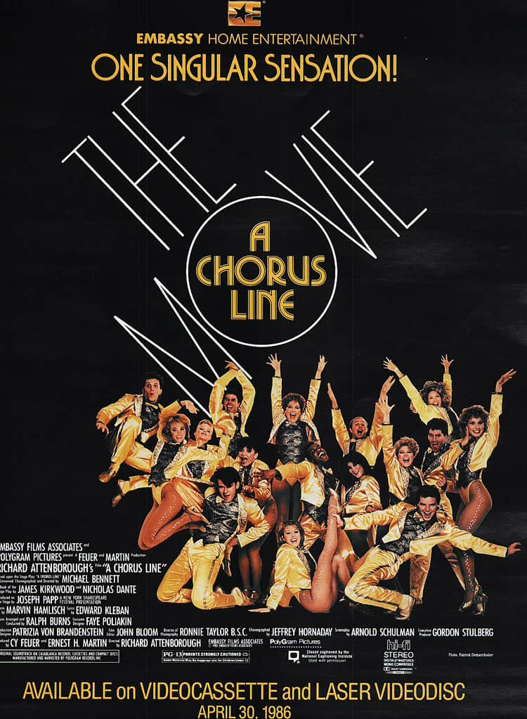 A Chorus Line (1985) Movie Poster