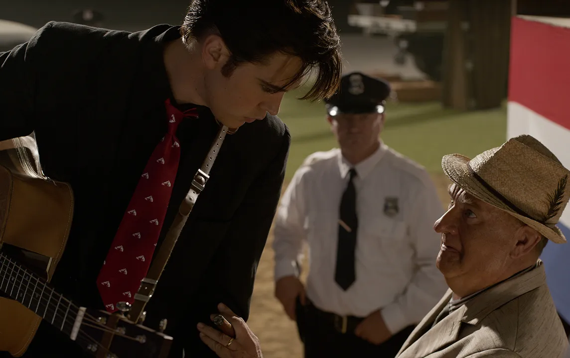 Elvis Presley With Parker From Elvis (2022)