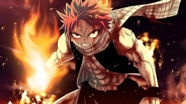 Snapshot of Natsu from Fairy Tail 100 Years Quest