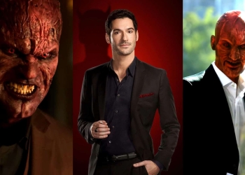 Lucifer portrayed by Tom Ellis in Netflix series