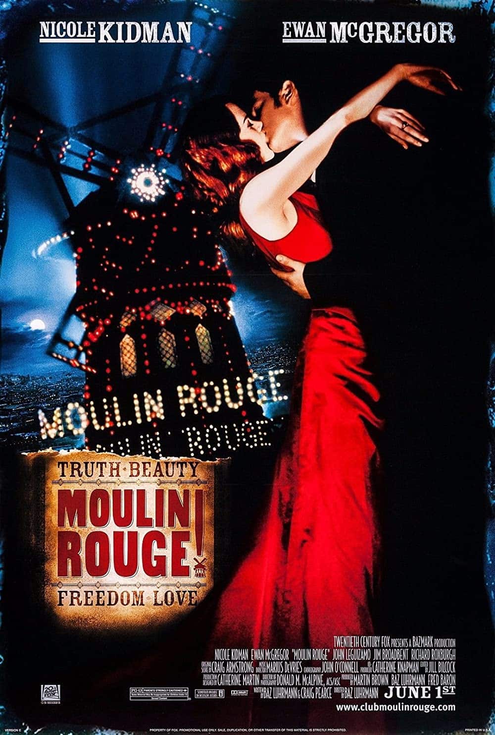 Moulin Rouge! (2001) Movie Poster