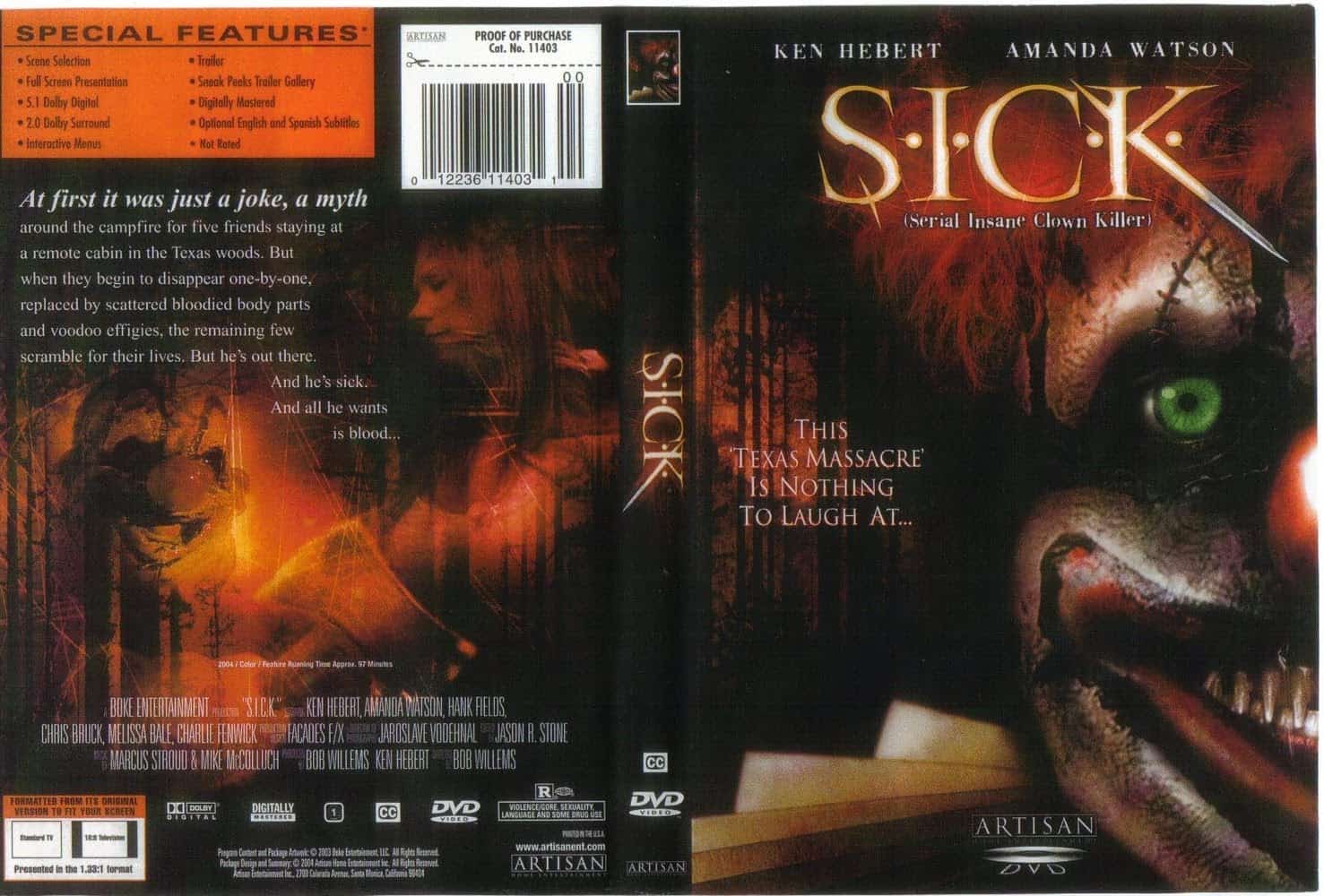 S.I.C.K. Serial Insane  Clown Killer (2003)