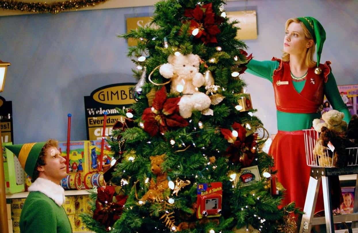 elf by tree in movie elf