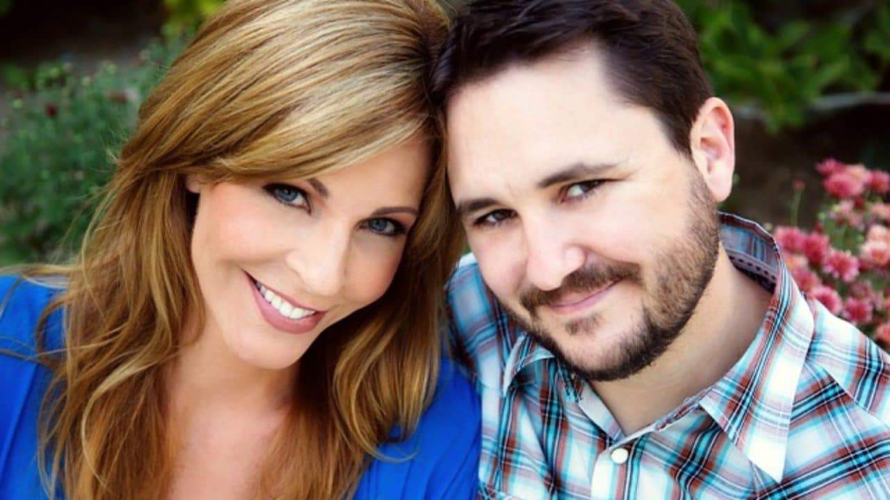Wil Wheaton (right) with wife Anne Prince (left)