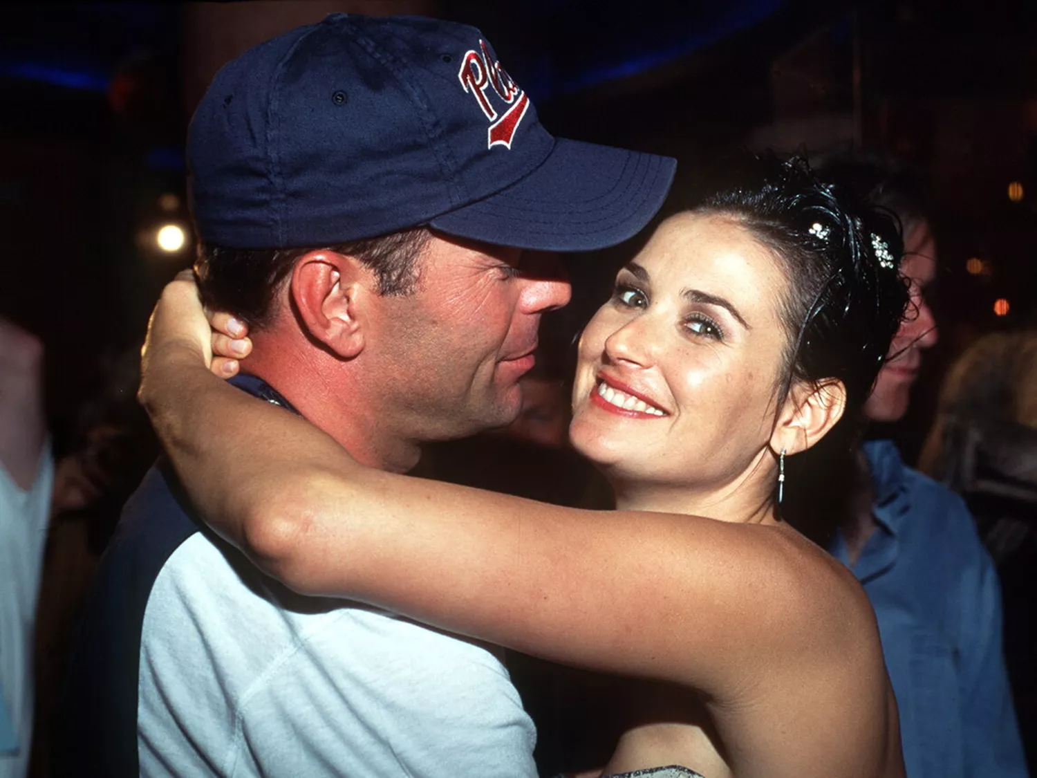 is demi moore related to bruce willis