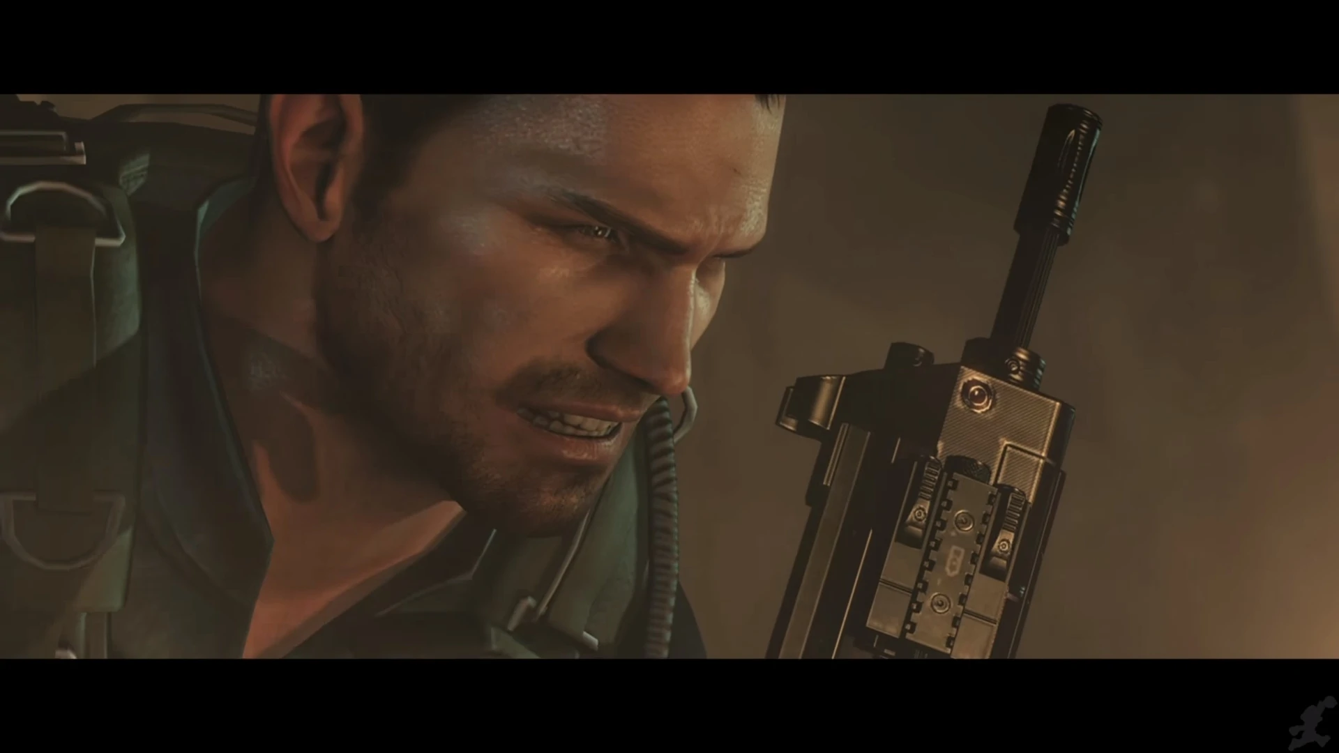 Chris Redfield arrives to rescue