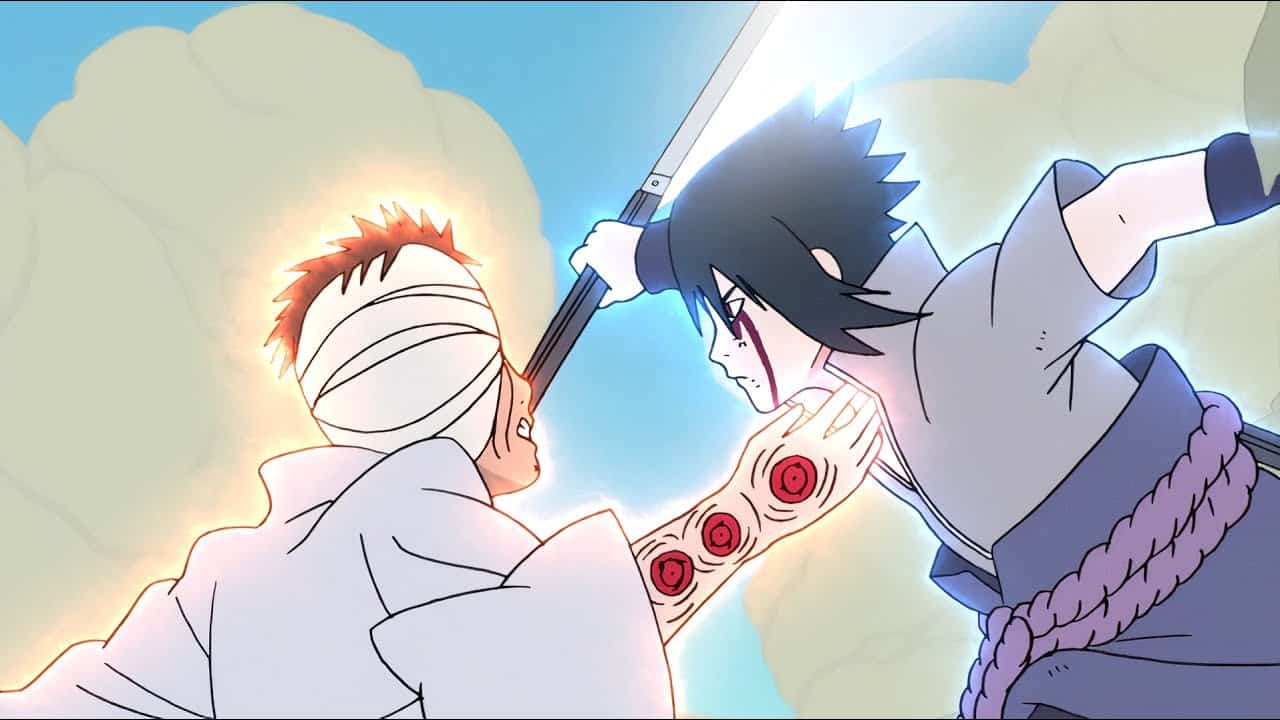 Sasuke Fighing Danzo